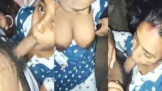 Desi Bhabhi Sucking Hubby Dick | Viral MMS