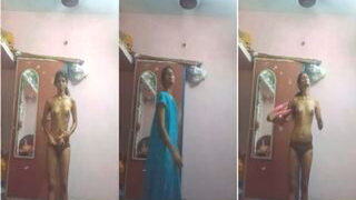 Desi Slim Girl Shows Nude Body | Viral MMS