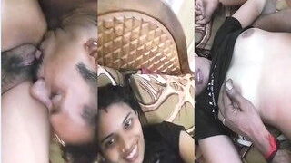 Sexy Desi Wife Boobs Pressing And Pussy Licking | Viral MMS