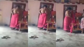 Desi BBW Bhabhi Wearing Cloths | Viral MMS